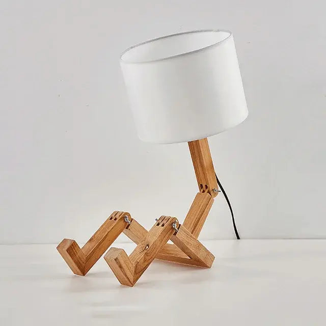 Table Lamp Robot Shape